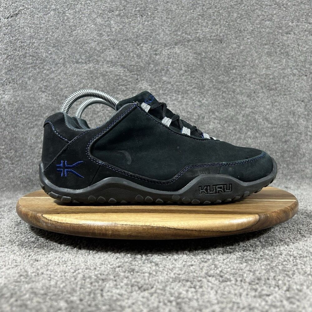 KURU Chicane Women’s Sz 8.5 Black Leather Rugged Walking Trail Hiking Shoes Used